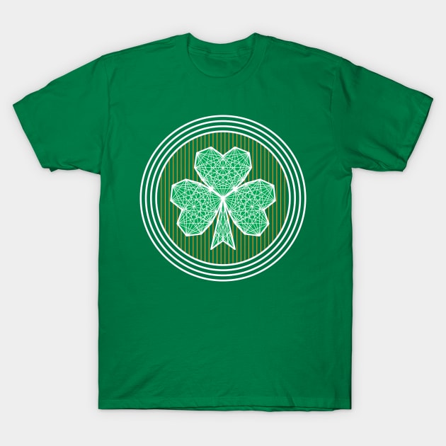 Geometric Shamrock T-Shirt by fimbis